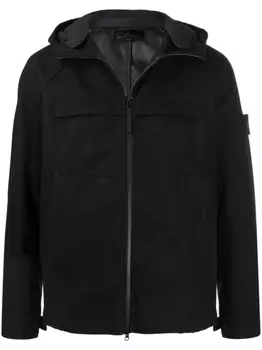 Куртка Ghost Piece с капюшоном Stone Island, черный