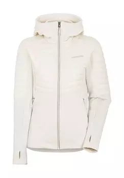 Куртка гибридная Аннема, капюшон, воротник стойка, женская DIDRIKSONS, цвет Shell White