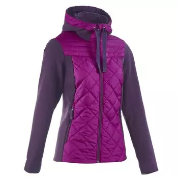 Куртка гибридная Quechua, цвет auberginefarben/orchideenviolett