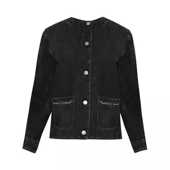 Куртка Givenchy Collarless Chain Jacket, черный