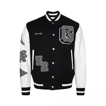Куртка Givenchy Logo Embroidered Bomber Jacket, черный