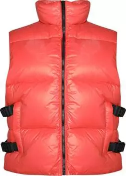 Куртка Givenchy Sleeveless Puffer With Buckles 'Orange', оранжевый