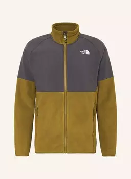 Куртка glacier среднего слоя THE NORTH FACE, цвет OLIV/SCHWARZ