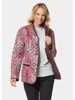 Куртка GOLDNER, цвет aubergine/gemustert