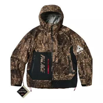 Куртка gore-tex 3l jacket 'realtree timber' Palace, коричневый