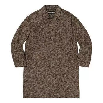 Куртка gore tex overcoat 'flower print' Supreme, коричневый