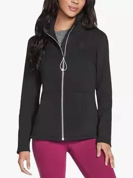 Куртка gosnuggle с полной застежкой-молнией Skechers, черный