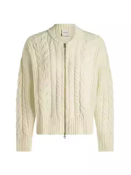 Куртка Grace косой вязки Varley, белый