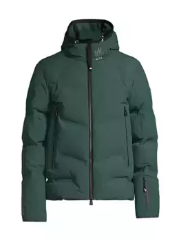 Куртка Grenoble Arcesaz с капюшоном Moncler, зеленый