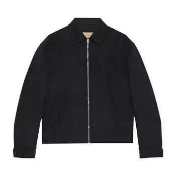 Куртка Gucci Double Faced Wool Jacket, цвет Ink