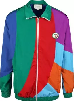 Куртка Gucci Geometric Track Jacket Multicolor, разноцветный