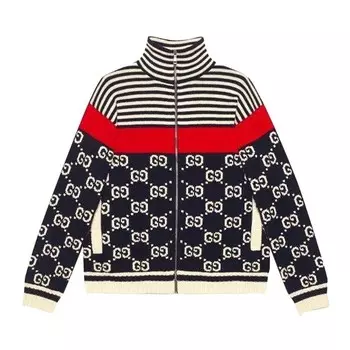 Куртка Gucci Logo Sweater Jacket Multicolor, разноцветный