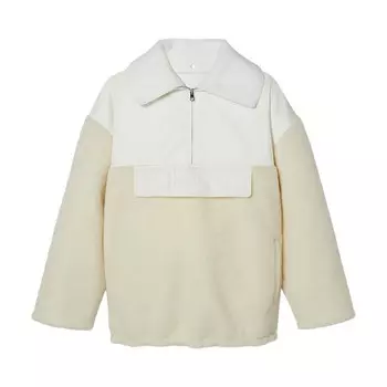 Куртка Gucci Wool Blend Fleece Zip Jacket White, белый