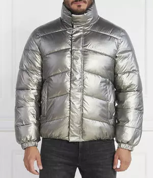 Куртка Guess Jeans Regular Fit, серебряный