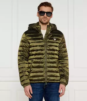 Куртка Guess Jeans Regular Fit, зеленый