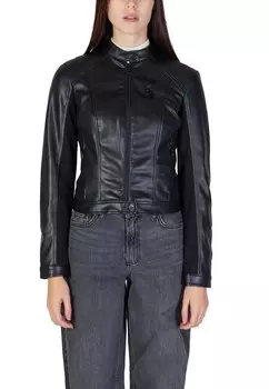 Куртка Guess с круглым воротником, черный