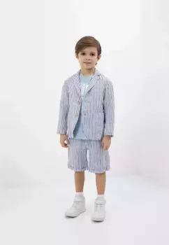 Куртка "Гулливер" в модном полосатом дизайне Gulliver, коричневый