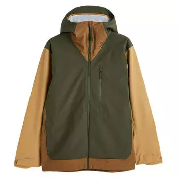 Куртка H&amp;M 3-layer Shell in StormMove, темно-зеленый/коричневый