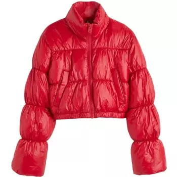 Куртка H&amp;M Crop, красный