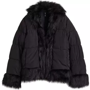 Куртка H&M Puffer, черный