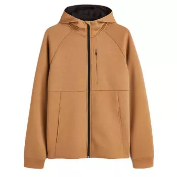 Куртка H&amp;M Regular Fit Fast-drying Track, светло-коричневый