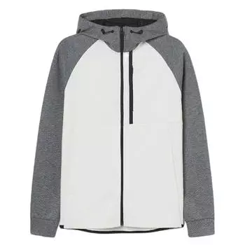 Куртка H&amp;M Regular Fit Track, серый/белый