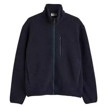 Куртка H&amp;M Teddy Sports, темно-синий/коричневый