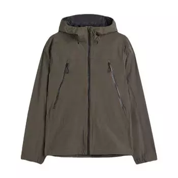 Куртка H&amp;M Water-repellent Shell, зеленый хаки