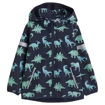 Куртка H&amp;M Water-resistant Dinosaurs, темно-синяя