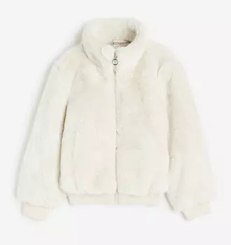 Куртка H&M Fluffy, белый