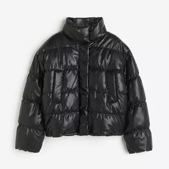 Куртка H&M Puffer, черный