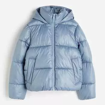 Куртка H&M Puffer, голубой