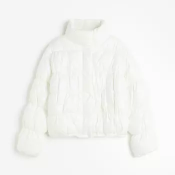 Куртка H&M Puffer, кремовый