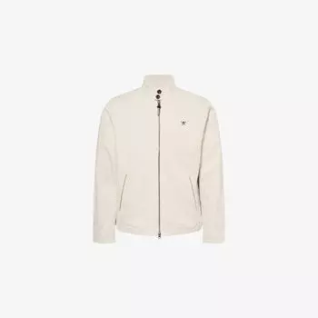 Куртка Hackett с вышитым логотипом, бежевый