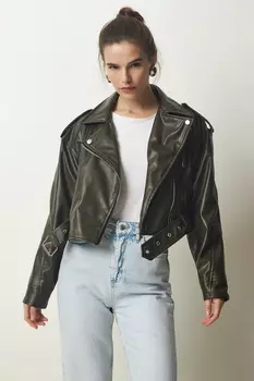 Куртка - Хаки - Классический крой Happiness stanbul, хаки