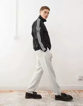 Куртка харрингтон Adicolor из тканого материала темно-синего цвета adidas Originals