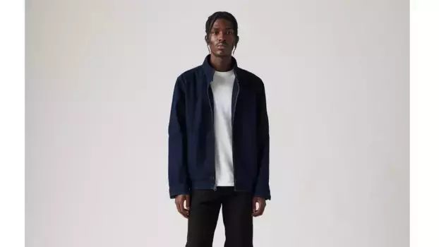 Куртка Харрингтон Levi's, цвет Dark Wash Denim - Dark Wash