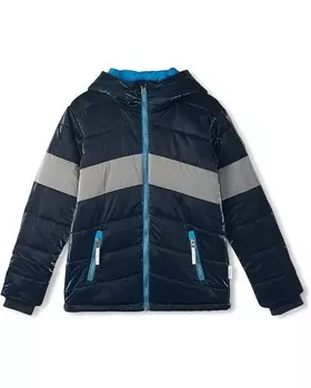 Куртка Hatley Kids Shark Skin Colourblock Puffer Jacket, черный
