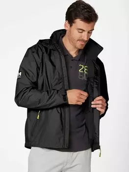 Куртка Helly Hansen CREW HOODED MIDLAYER JACKET, серый