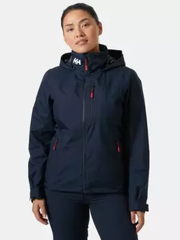 Куртка Helly Hansen W CREW HOODED MIDL JACKET 2.0, синий