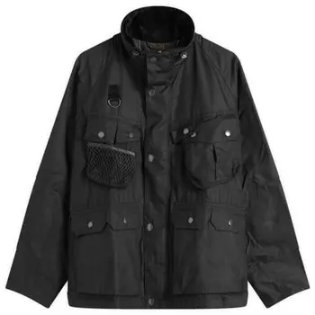 Куртка Heritage + модифицированный воск для драйфлай Barbour, черный