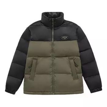 Куртка heritage puffer jacket 'green' Mizuno, зеленый