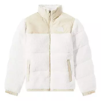 Куртка high pile 600 fill recycled waterfowl down nuptse jacket 'gardenia white gravel' The North Face, белый