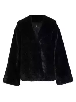 Куртка Hilary из искусственного меха Anine Bing, черный