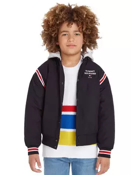 Куртка hilfiger giacca relaxed fit per ragazzi Tommy, синий