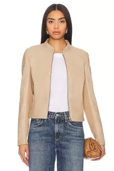 Куртка хира Lamarque, цвет distressed wheat