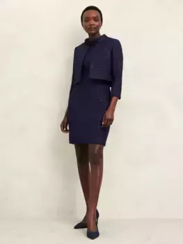 Куртка Hobbs Prisha Embellished Tweed, цвет midnight navy