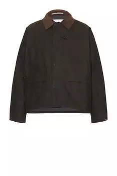 Куртка Holmen Wax для рыбалки Norse Projects, цвет Beech Green