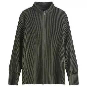 Куртка Homme Pliss Issey Miyake Pleated Track, цвет Deep Green