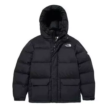Куртка hooded down praka jacket 'black' The North Face, черный